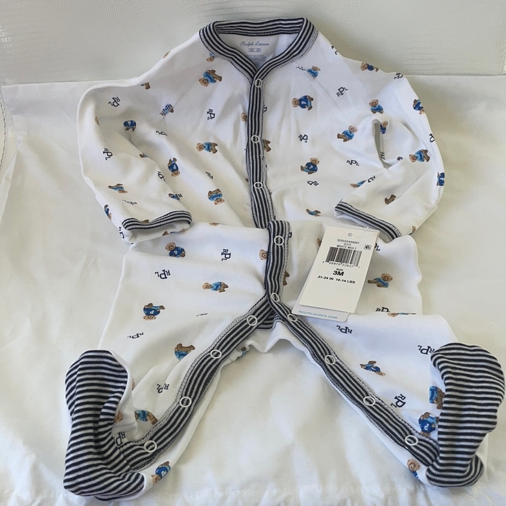 Ralph Lauren Onesie 3M 21-24 IN 10-14 LBS